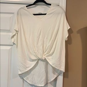 knot front t-shirt